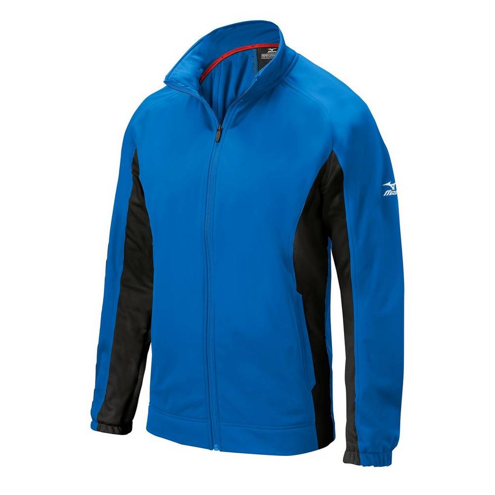 Casaco Mizuno Baseball Pro Thermal Pro - Homem - Azul Marinho/Pretas - JCLYE8714